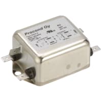 TE Connectivity 10VB1 Powerline Filter 66.3mm Length, 10 A 250 V ac 