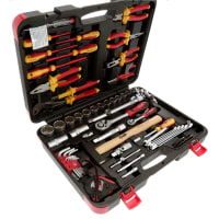 Electrician Set QSZX Screwdriver Tool Professional Repair Tool Kit Size : T124 Household Multi-Function Manual Maintenance Electric Drill Tool Box Hardware Tool Set