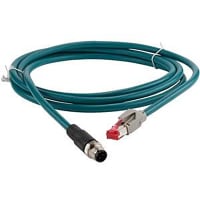 Cable, communication, M12, D-coded to RJ45, 10m, for EX600 module SMC CORPORATION EX9-AC100EN-PSRJ