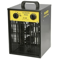 Fan Heater Portable Box 2kW 230VAC 50Hz 13A BS4343/IEC60309 RS Pro by Allied 1444362