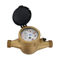 Multi-Jet Water Meter w/ Pulsed OUT,food grade,lead free,0.1 G/PULSE,20 GPM/MAX DWYER INSTRUMENTS WNT-A-C-02