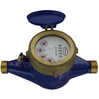 Multi-Jet Water Meter,WM2-A-C-07,2 NPT,160 GPM,Brass Body DWYER INSTRUMENTS WM2-A-C-07