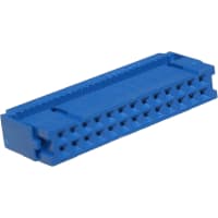 Connector,Receptacle,CWR Series,10 Position,2 Row,In-Line,Gold,IDC,Ribbon Cable CW INDUSTRIES CWR-220-10-0000