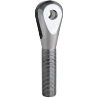 CLEVIS, CARBON STEEL, RH 1/4-5/16 3/16 SLOT QA1 CR4-5