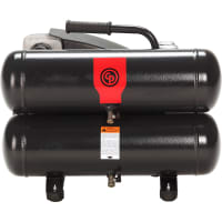 Air Compressor, HCP 2040 Twin Stack, 2HP, 4 gal, 110V, 1129740043 Chicago Pneumatic Compressor HCP 2040 TWIN STACK