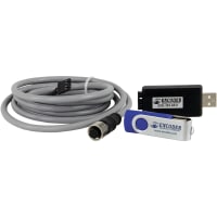 USB 2.0 DCM-USBAB-R5 5 m IP67/IP68 USB Cable Pack of 2 Free / Stripped End USB Type A Plug Black 16.4 ft DCM-USBAB-R5 