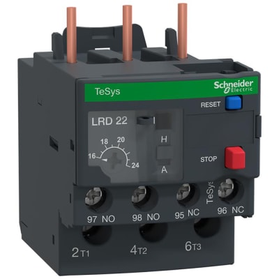 Schneider Electric Lrd22 Thermal Overload Relay Class 10 16 24a Tesys Lrd Series Allied Electronics Automation