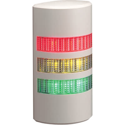 Patlite - WEP-302-RYG - WEP Light Tower, 3 Light Elements, Amber, Green ...