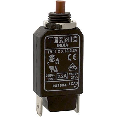 Altech Corp - TR-11CX632.2A - Circuit Breaker, Overcurrent Push, 2.2A