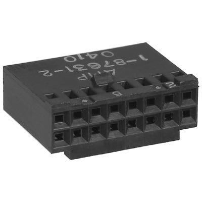 TE Connectivity - 1-87631-2 - PCB Housing, 2.54mm Pitch, 16-Way, 2 Row ...