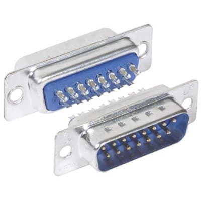 L-com - SD15P - Connector CONNECTOR DB15M SOLDER, SD Series - Allied ...