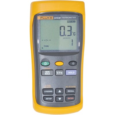 Fluke - FLUKE-53-2B - Thermometer Single Input W/Data Logging -210 To ...