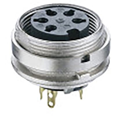 Lumberg - KGV 50/6 - Connector Circular DIN Female Receptacle Solder ...