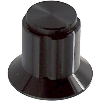TE Connectivity - KS500B1/8 - Knob, Black, 0.5 in. - Allied Electronics