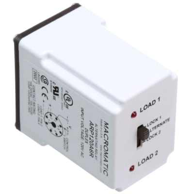 Alternating Relay,SPDT,120VAC,3A,8 Pin MACROMATIC ATP120A1R General ...