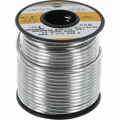 Kester Solder - 24-6040-0066 - Wire, Solder, Sn60Pb40, 0.093 in., Flux ...