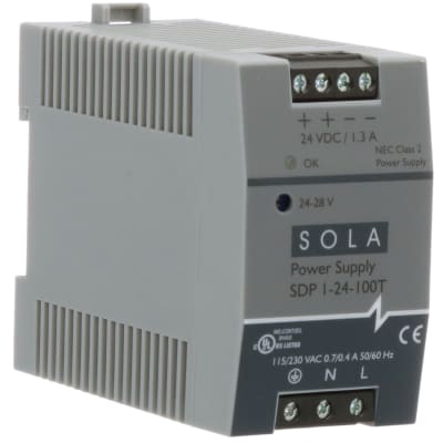 SOLA SDP 1-24-100T Power Supply 115/230VAC 0.7/0.4A T16854 