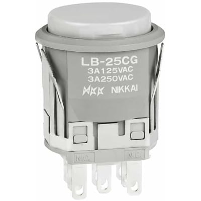 NKK Switches LB25CGW01-H
