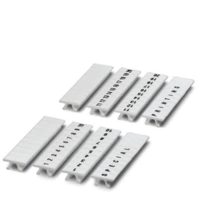 Phoenix Contact - 0801404:0001 - Terminal Block Marker Strip, White ...