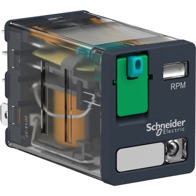 Schneider Electric Rpm22jd Plug In Relay,8 Pins,Square,12Vdc 