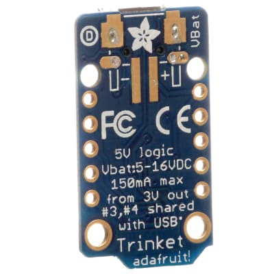 adafruit trinket mini microcontroller 5v logic