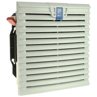 Rittal - SK 3241.600 - Filter Fan, 6.46CFM, 10X10 In, 230VAC, Gray ...