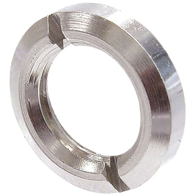 Neutrik - NRJ-NUT-MS - Nut for NRJ Jacks, Round Metal, Smooth, Nickle ...