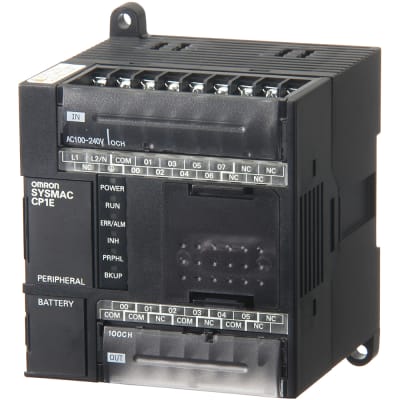 Omron Automation - CP1E-N14DR-D - CP1E RS232 8In, 6Relay, DC Pow ...