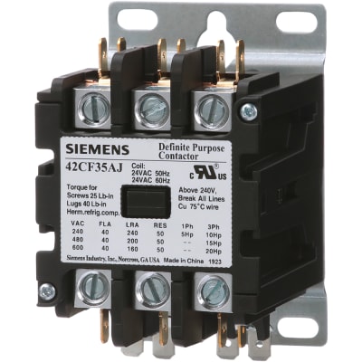 Contattore Di Potenza Siemens Sirius AC-3e/AC-3 9A 3P 24V DC