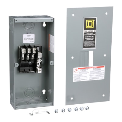 Square D - QO3100 - Miniature Circuit Breaker, 100A, 3 Pole, 120/240V, Plug-In Mount, QO Series - RS Square D - QO3100 - Miniature Circuit Breaker, 100A, 3 Pole, 120/240V, Plug-In Mount, QO Series - RS