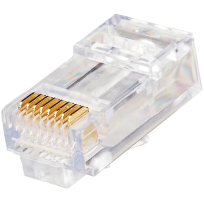 Leviton - 47613-EZ6 - EZ-RJ45 CAT 6 Plug, Clear - RS