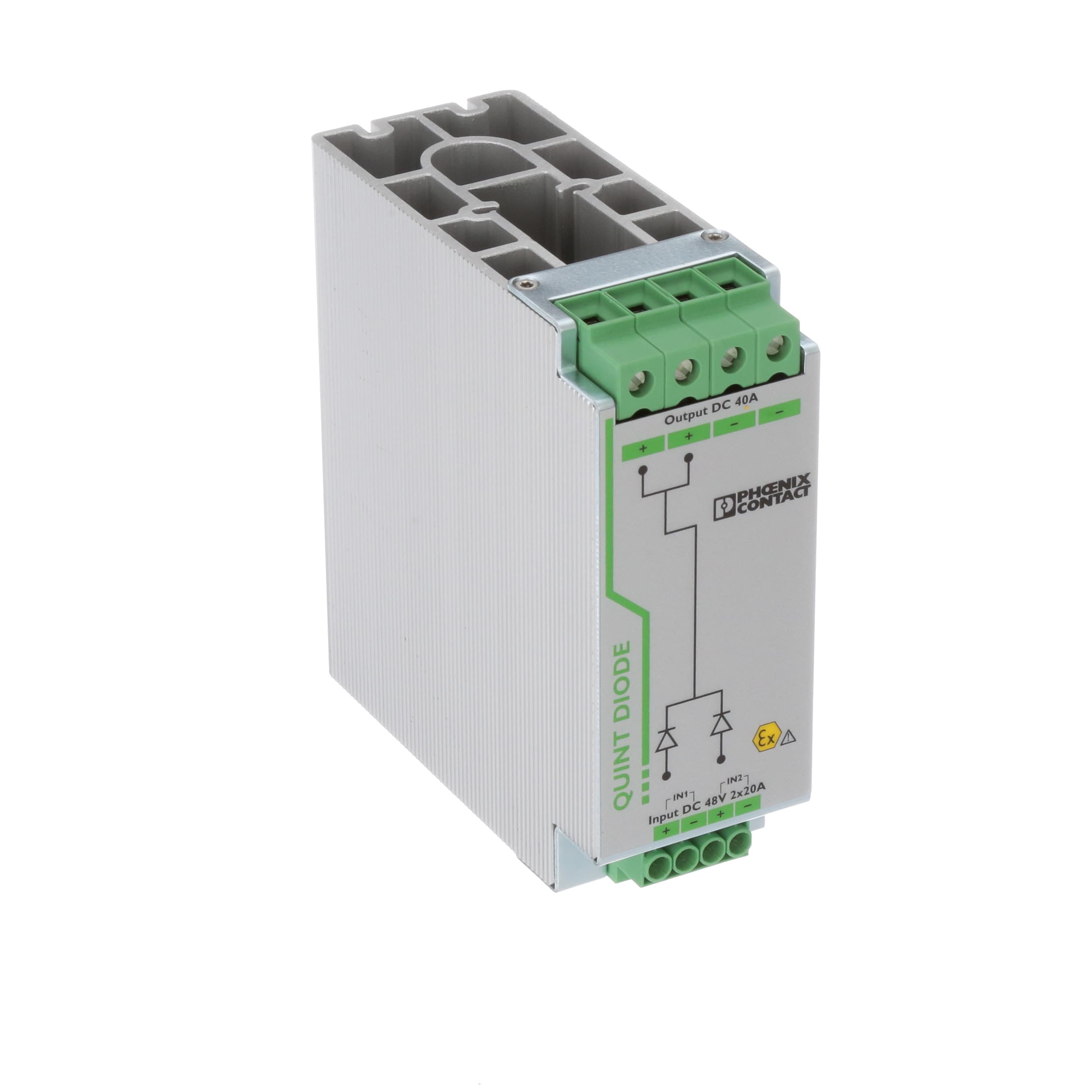 Phoenix Contact - 2320160 - DIN Rail Diode Module for use with DIN Rail ...