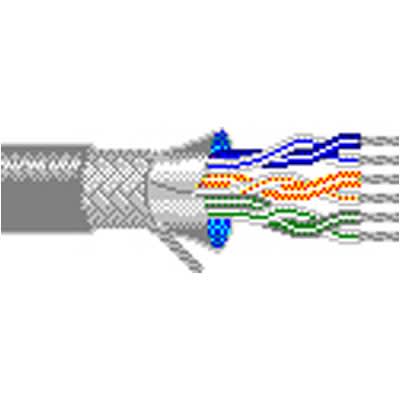 24 Awg Stranded 7x32 Tc Conductors Polyethylene Insulation Twisted Pairs Overall Beldfoil 100 Coverage Tc Braid Cables Twisted Pair Electric Company