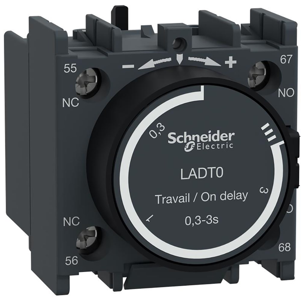 On Delay Iec Timer Module To 180.00 Sec SCHNEIDER ELECTRIC LADT4 model Name 10.00 Sec