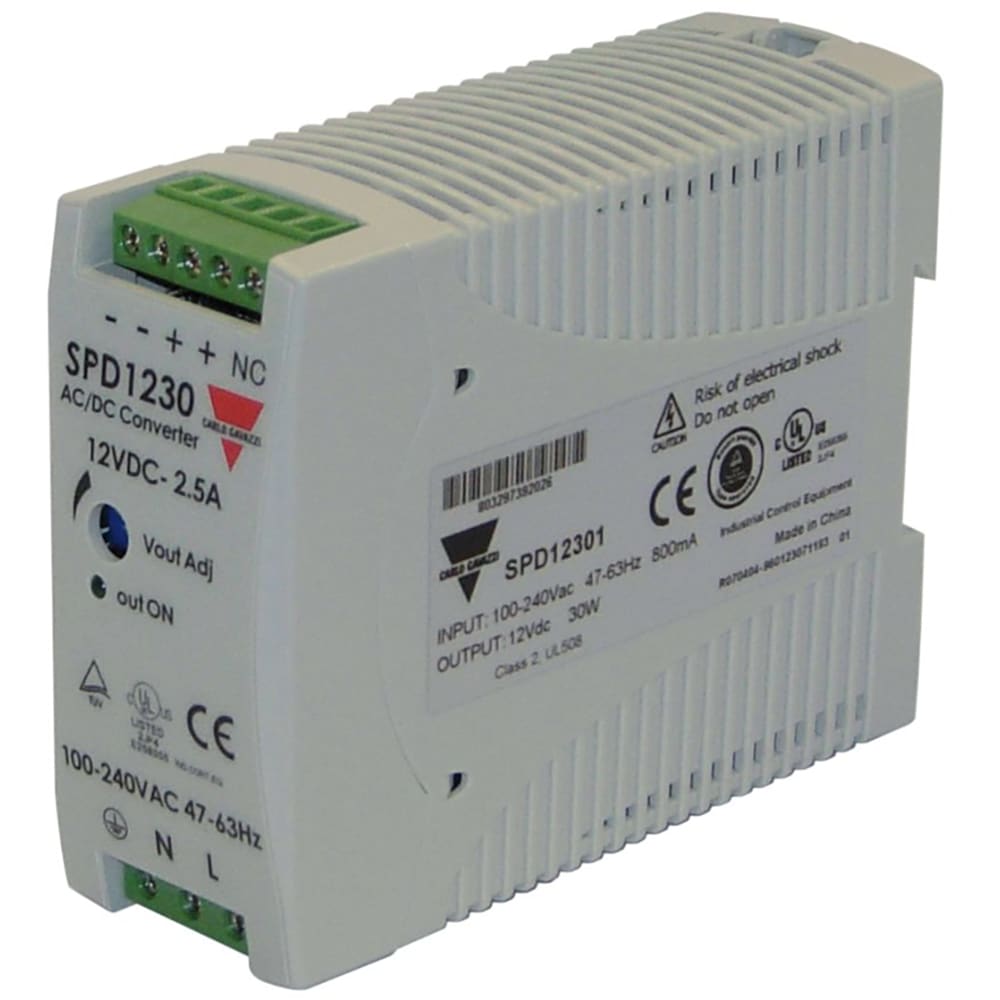 Carlo Gavazzi SPD12601 AC/DC Converter 12VDC-5A Power Supply NEW WITHOUT BOX 