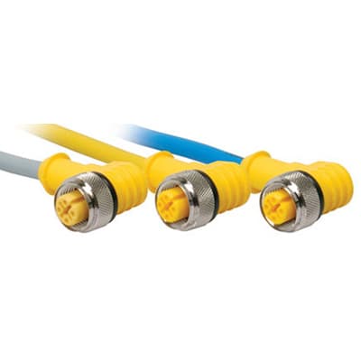 WK4.4T-2-RS-4.4T,TURCK,Cordset; 22 AWG; PVC; 4 A; 250
