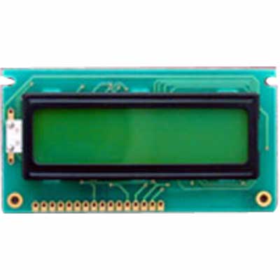 TRANSFLECTIVE LED BACKLIGHT 16X2 CHARACTER MODULE GRAY MODE STN BOTTOM VIEW AZ Displays ACM1602B-FL-GBS LCD 