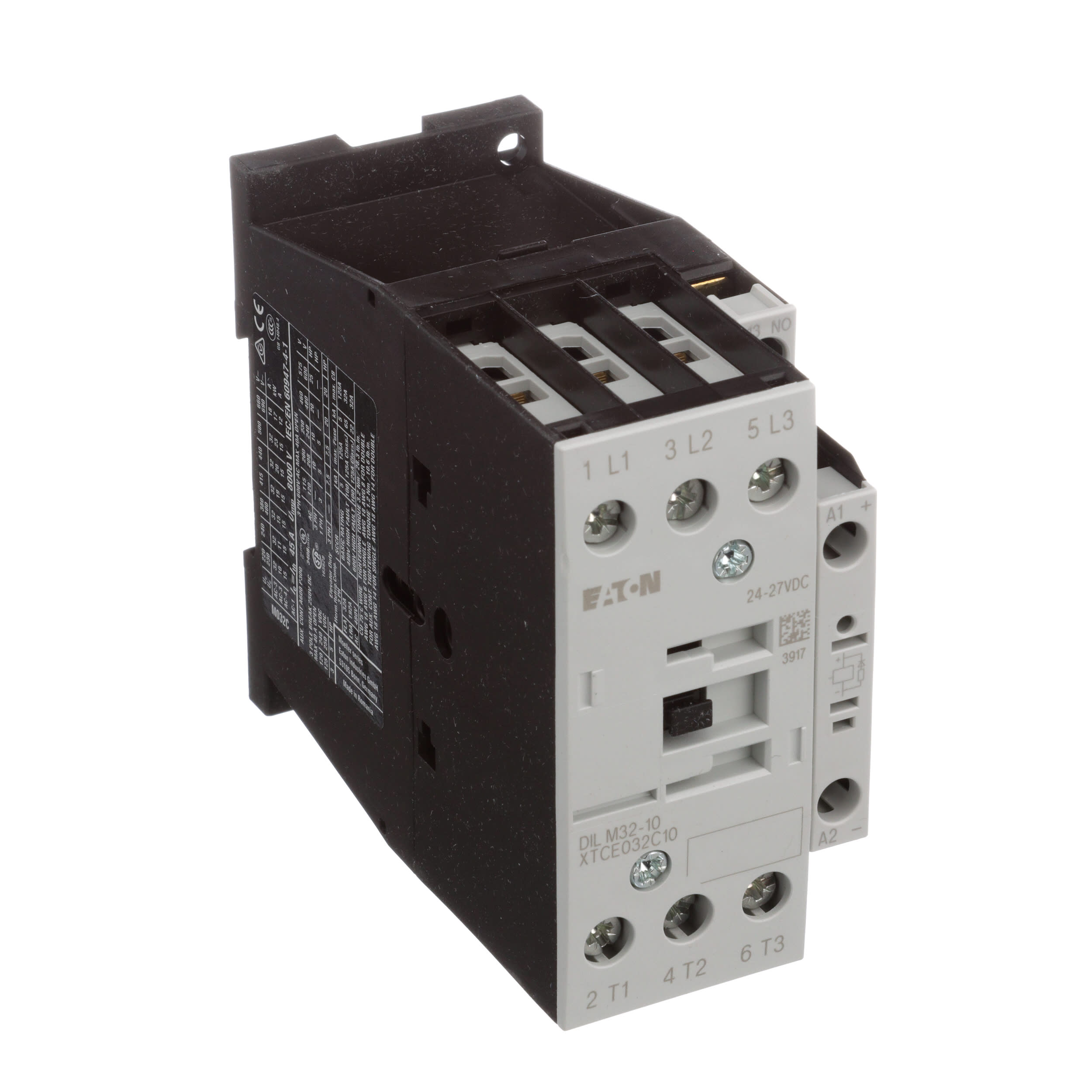 Eaton - Cutler Hammer - XTCE032C10TD - Contactor, 3-Pole, Fnvr, 32A, C ...