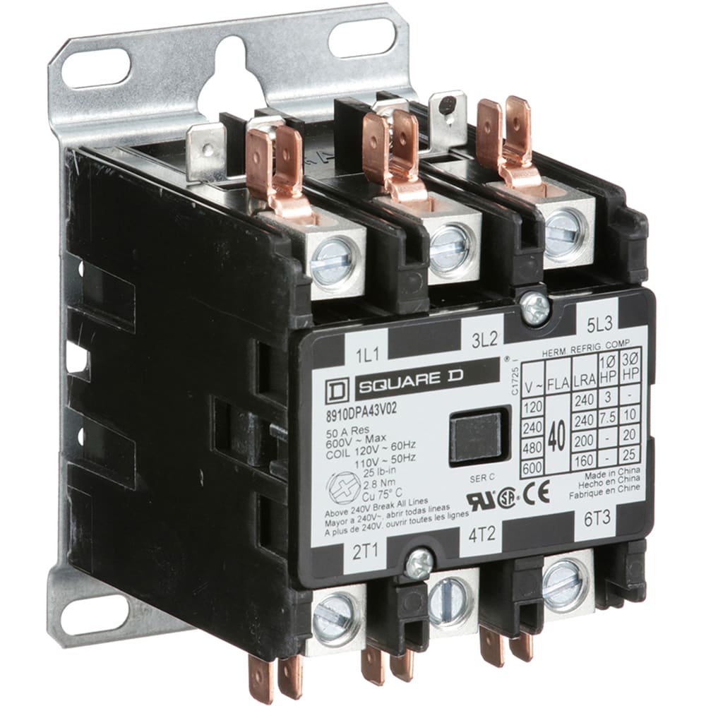 USED * Details about   SQUARE D 8910-DPA43 CONTACTOR 600V