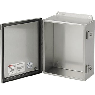 NEW HOFFMAN A1212CHNF STEEL 12X12X6IN WALL-MOUNT ELECTRICAL ENCLOSURE D403253 