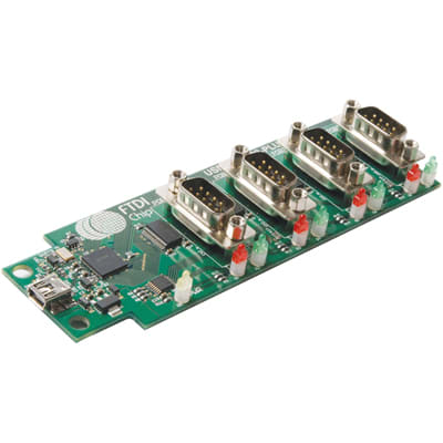 FTDI USB-COM485-PLUS4 Interface Modules USB HS to RS485 Conv Assembly 4 DB9 Ports