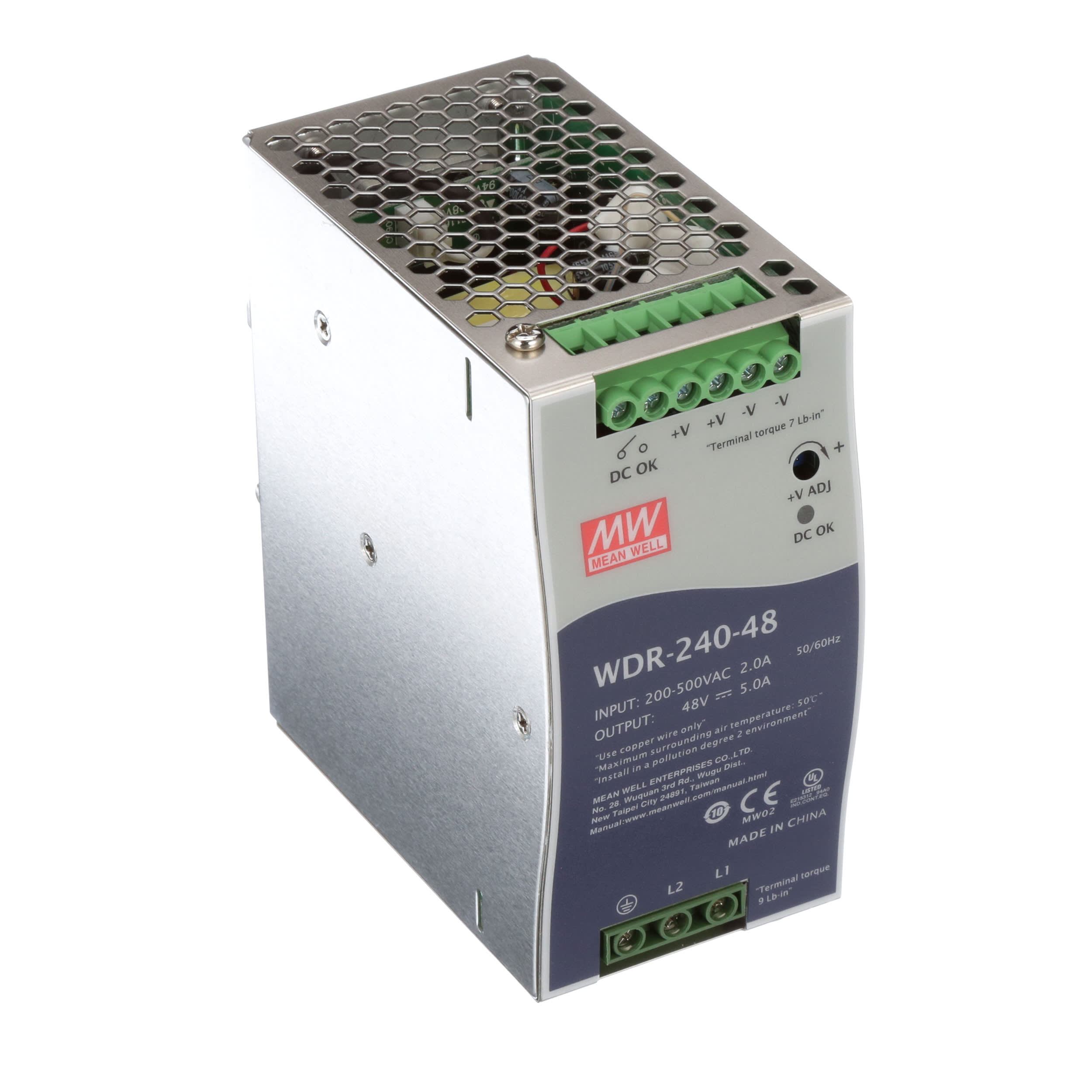 Mean Well S-240-48 Power Supply 48v 5a for sale online 