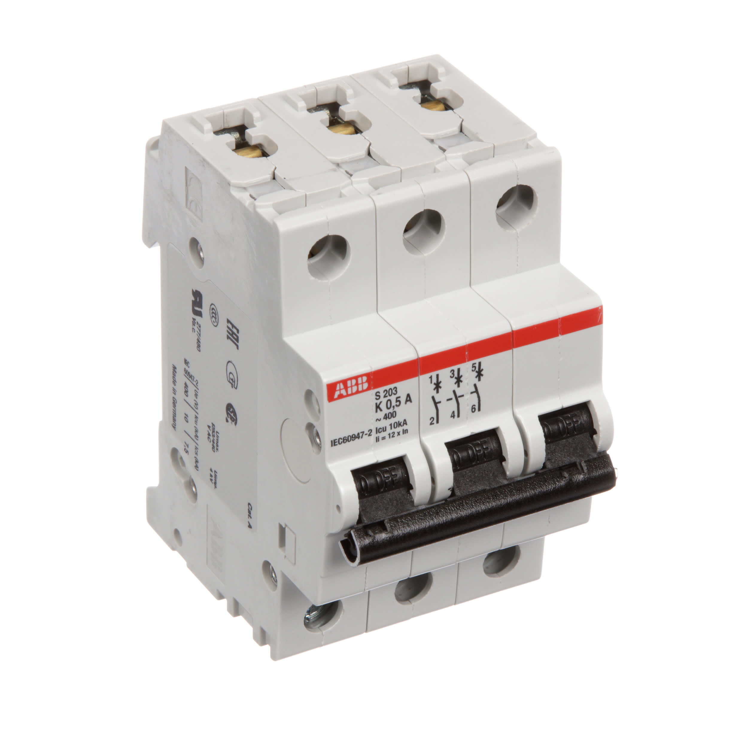 1pcs Used ABB / S203-K0,5 / Circuit Breaker Details about    5A 