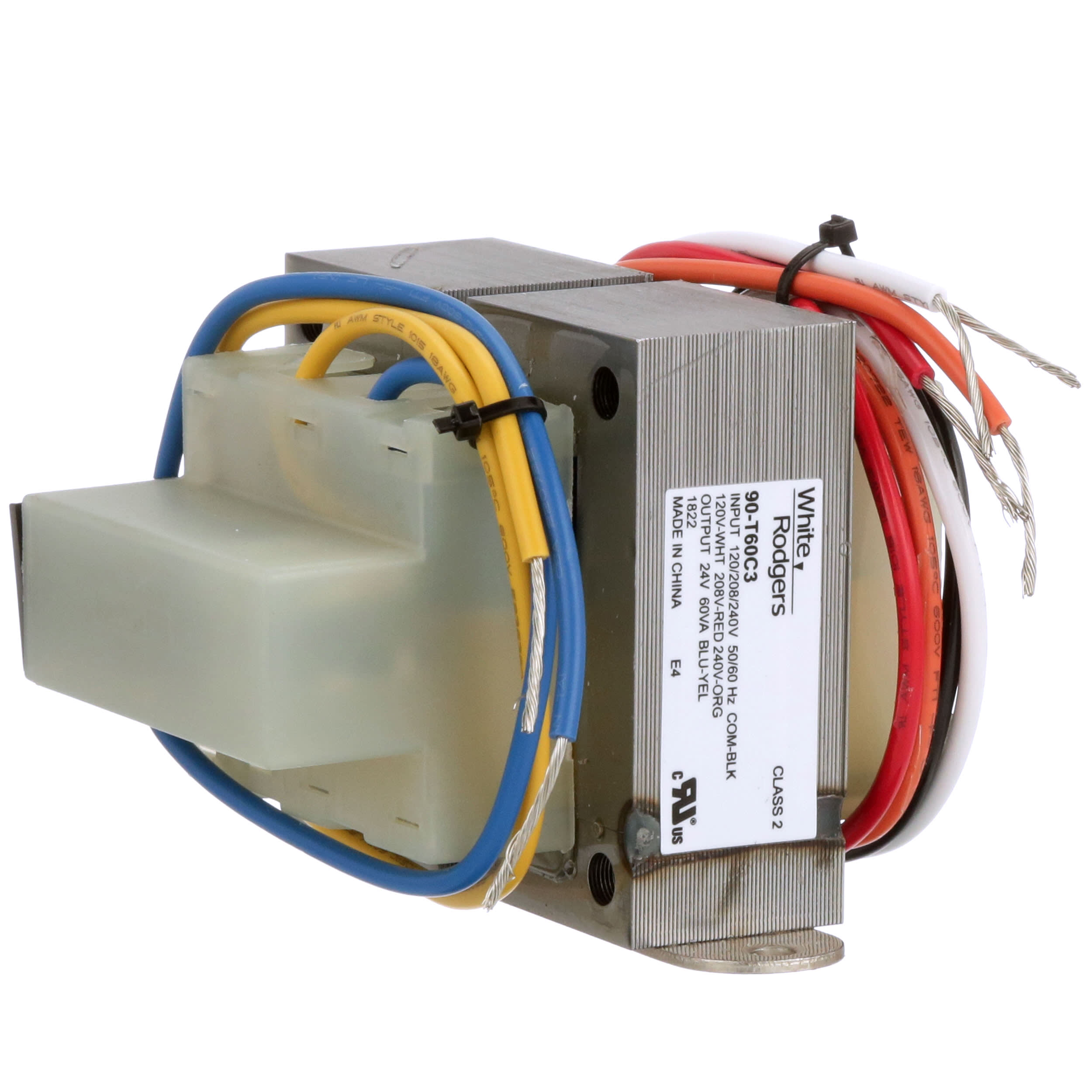 White Rodgers 90 T60c3 Class Ii Transformer 60va 1 8 240v Primary 24vac 2 5a Secondary 90 Series Allied Electronics Automation Part Of Rs Group