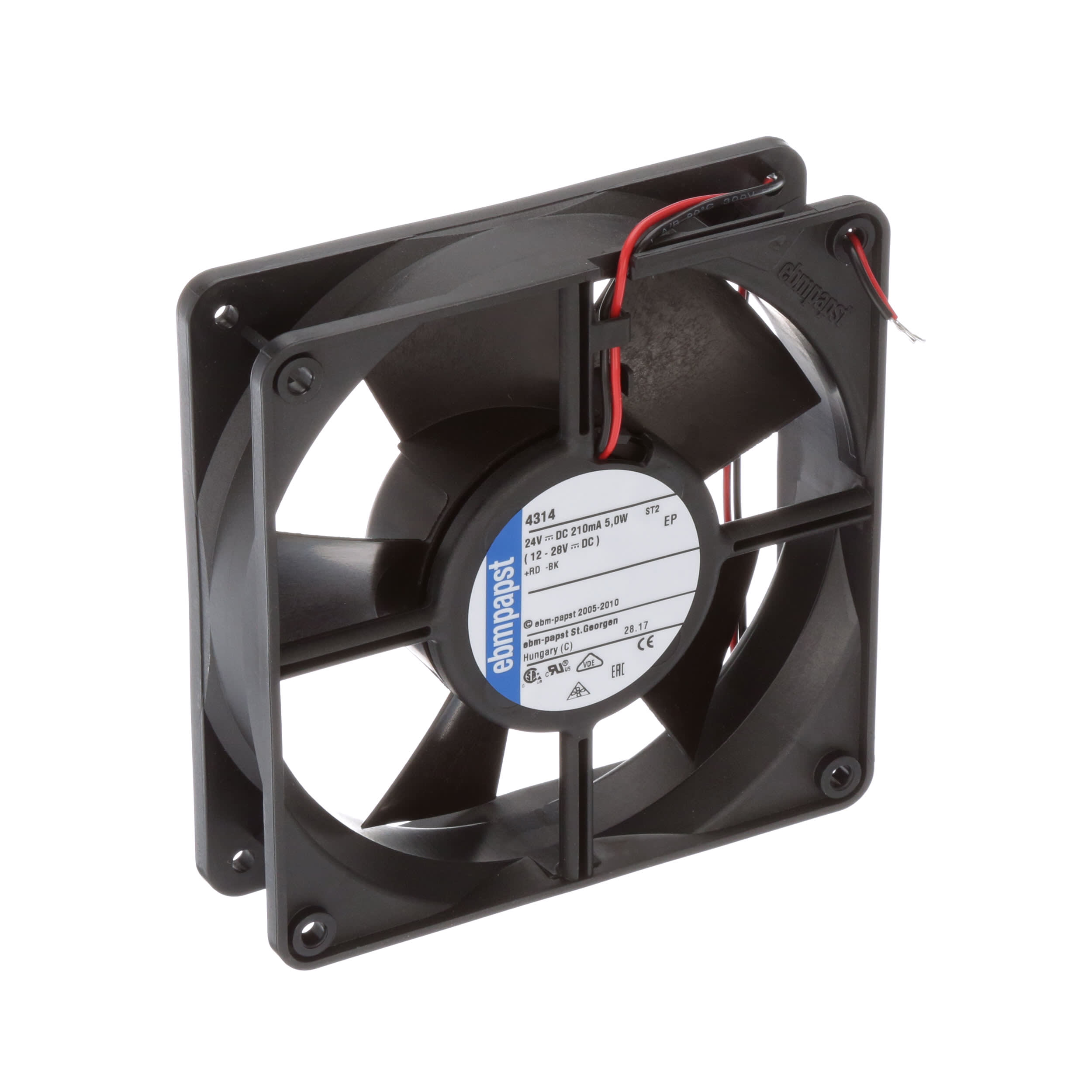 for PAPST TYP 4314 12032 24V 5W Dual Ball Inverter Fan 2-Wire 