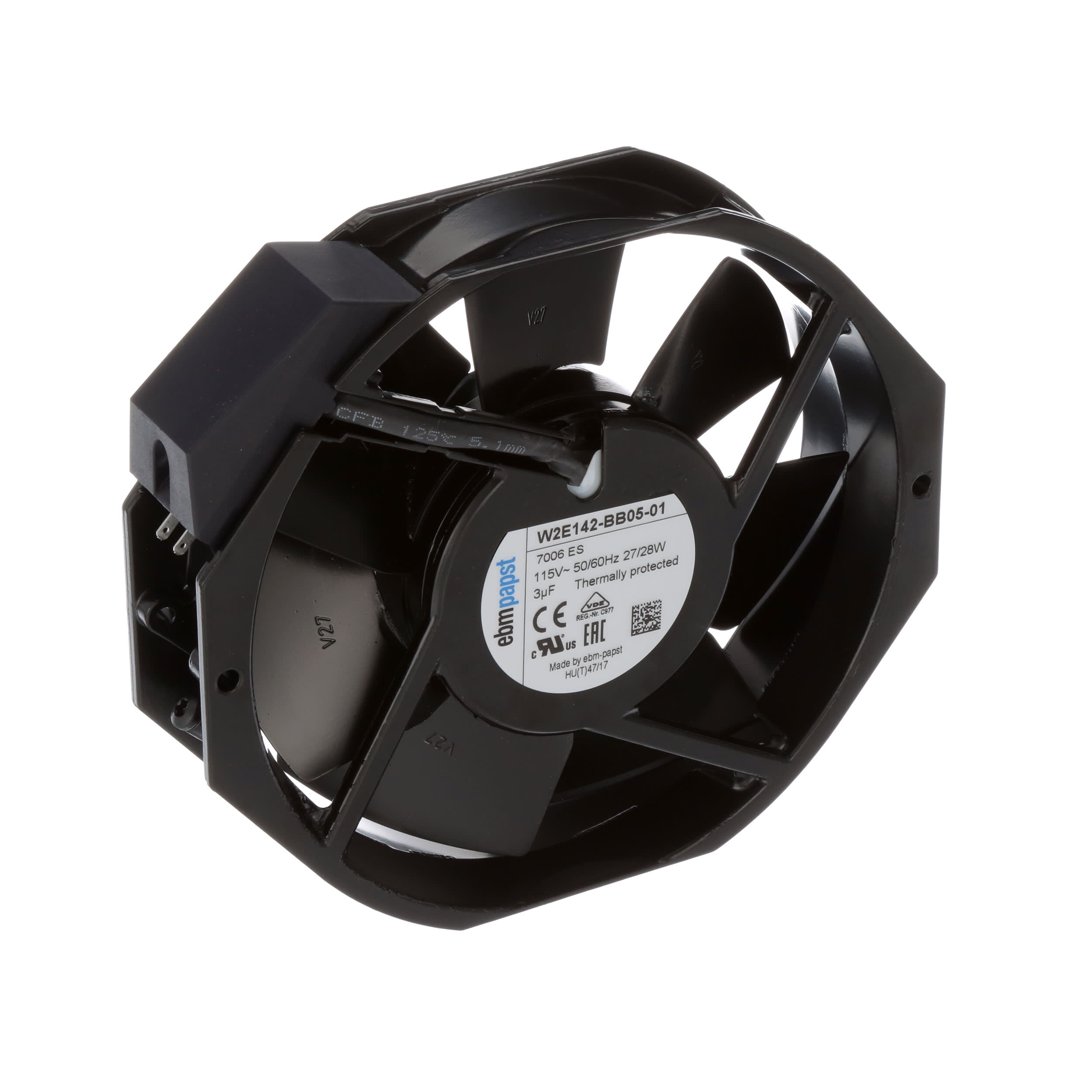 ebm-papst - W2E142-BB05-01 - AC Fan, 115V, 172x150x38mm 