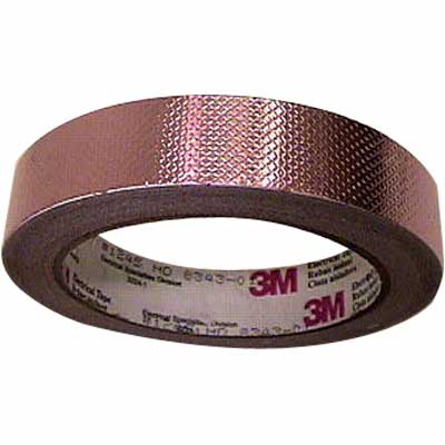 3M EMI Embossed Copper Shielding Tape 1245-3/4 in x 18yd brand new! 