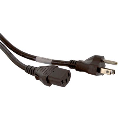 Volex Power Cords 17504 10 B1 Power Cord ; 1875 W; 125 V Detachable; 15 A; Plug; SJT; 2 m; 0.38 in. Nom.