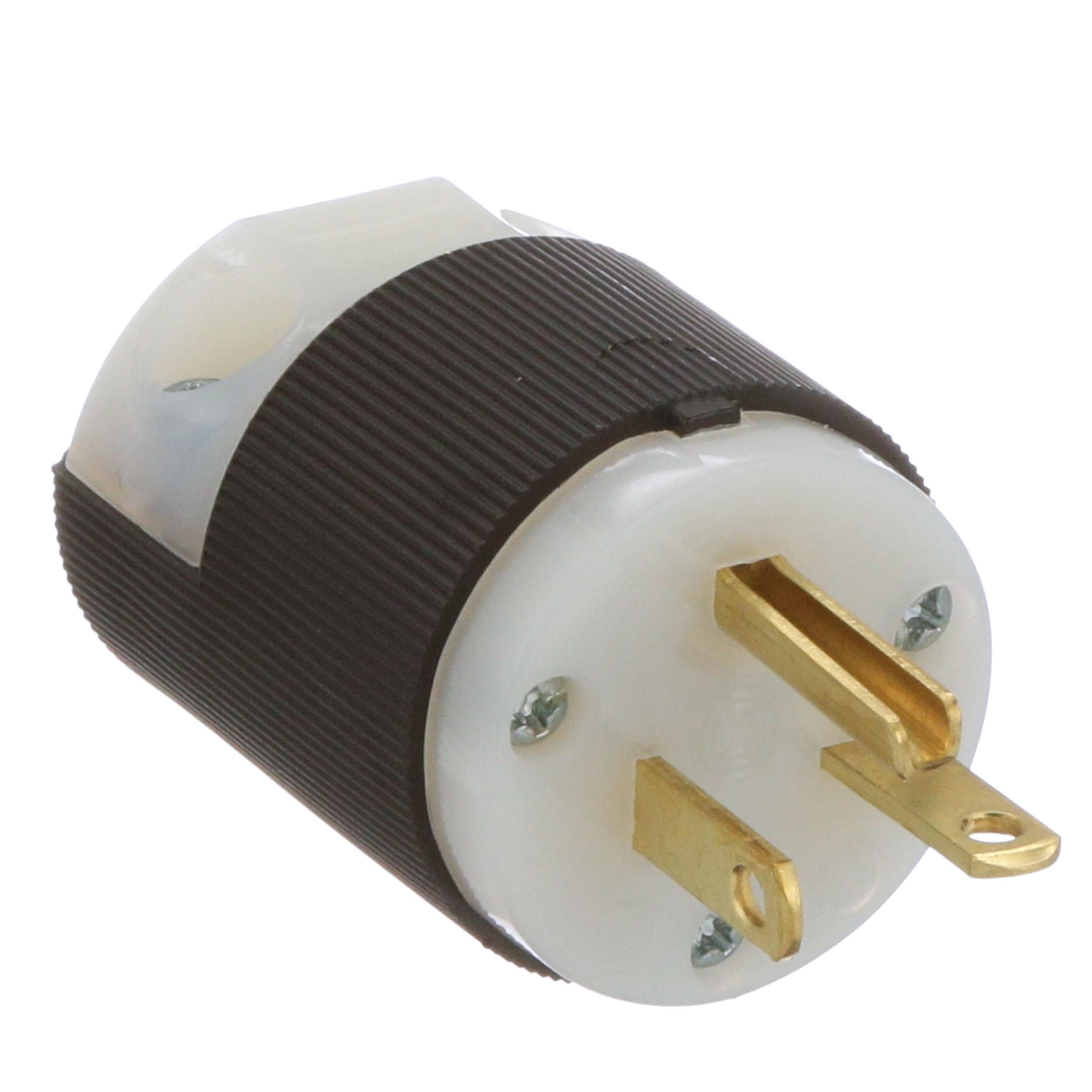 Hubbell Wiring Device-Kellems - HBL5466C - Straight Blade Plug, 20 A/250 V,  10-18 AWG, Screw Terminal, Insulgrip Series - Allied Electronics &  Automation, part of RS Group