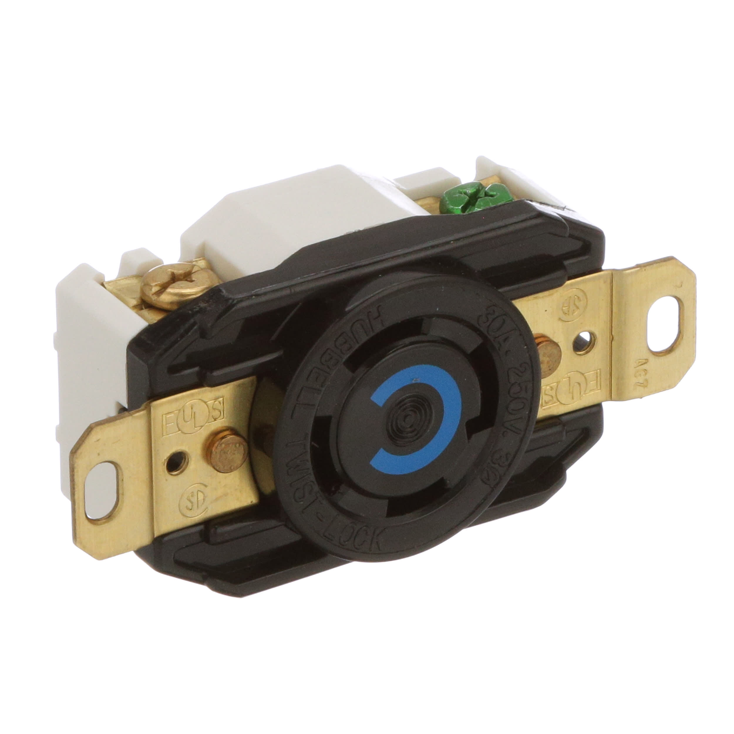 Details about   Hubbell HBL2720SW Watertight Twist-Lock Receptacle 